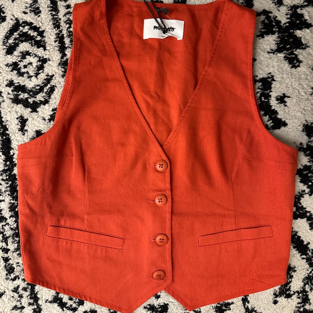 ROLLAS linen vest